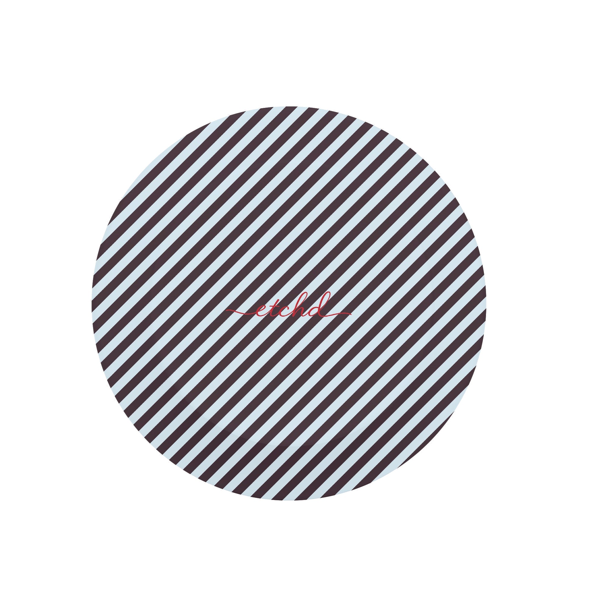 Plum And Blue Striped Diagonal Phone Grip And Stand by etchd, view 2