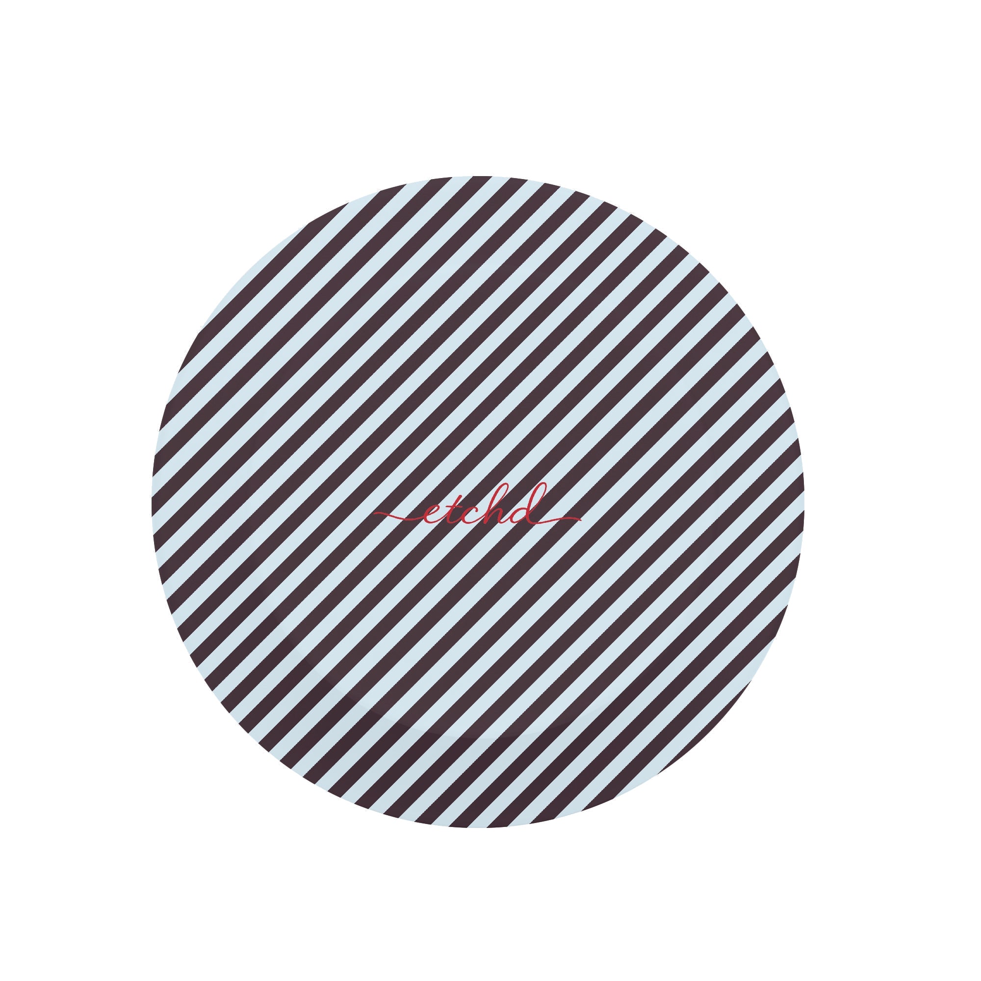 Plum And Blue Striped Diagonal Phone Grip And Stand by etchd, view 2