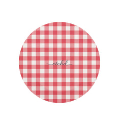 Cherry & White Gingham Agarre y soporte para móvil de etchd, vista 2