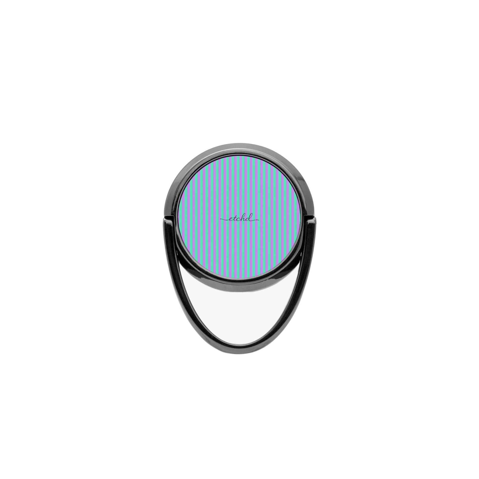 Lilac And Hypermint Phone Ring Holder by etchd, view 4