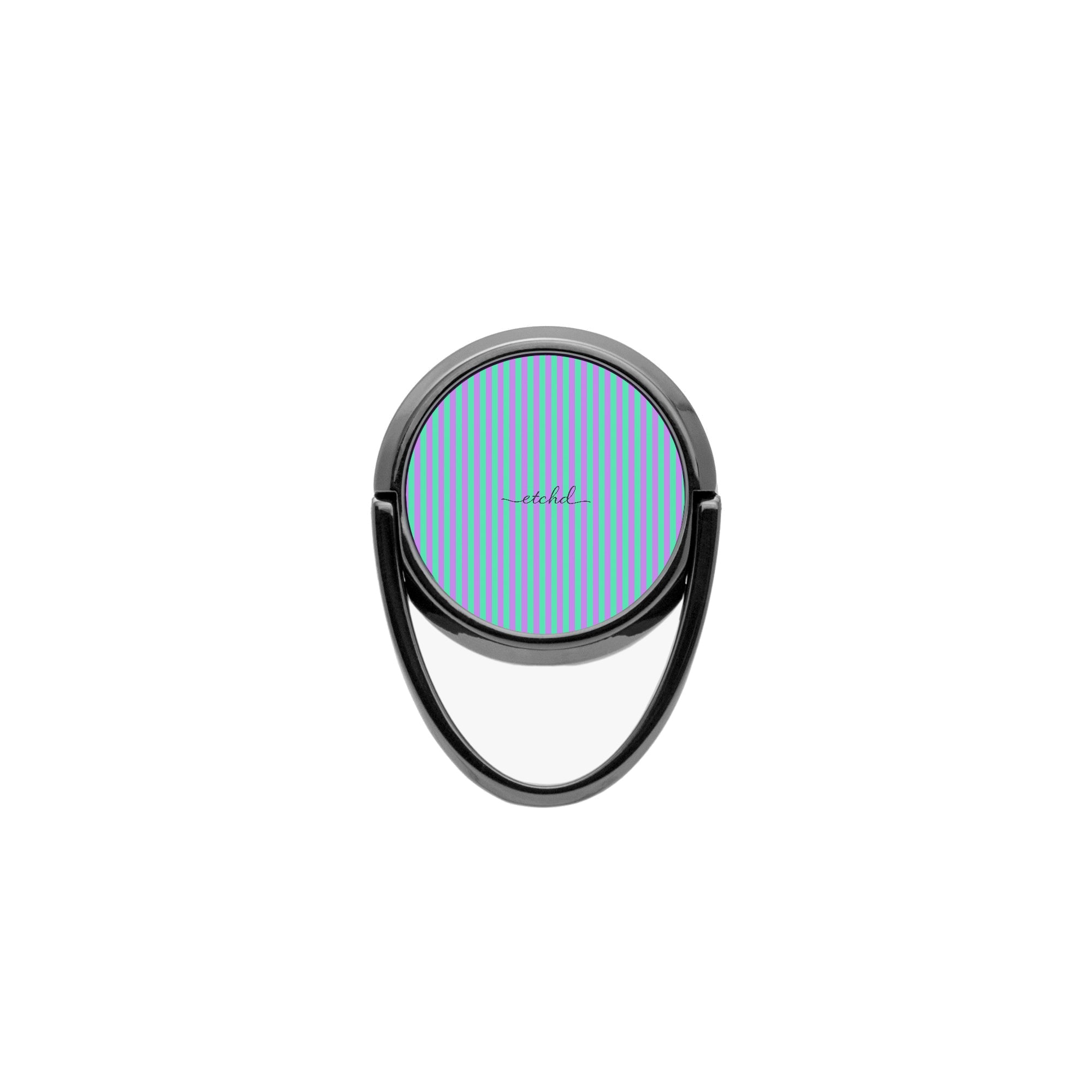 Lilac And Hypermint Phone Ring Holder by etchd, view 4
