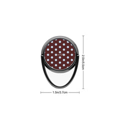Cherry & Blue Polka Dot Phone Ring Holder by etchd, view 3