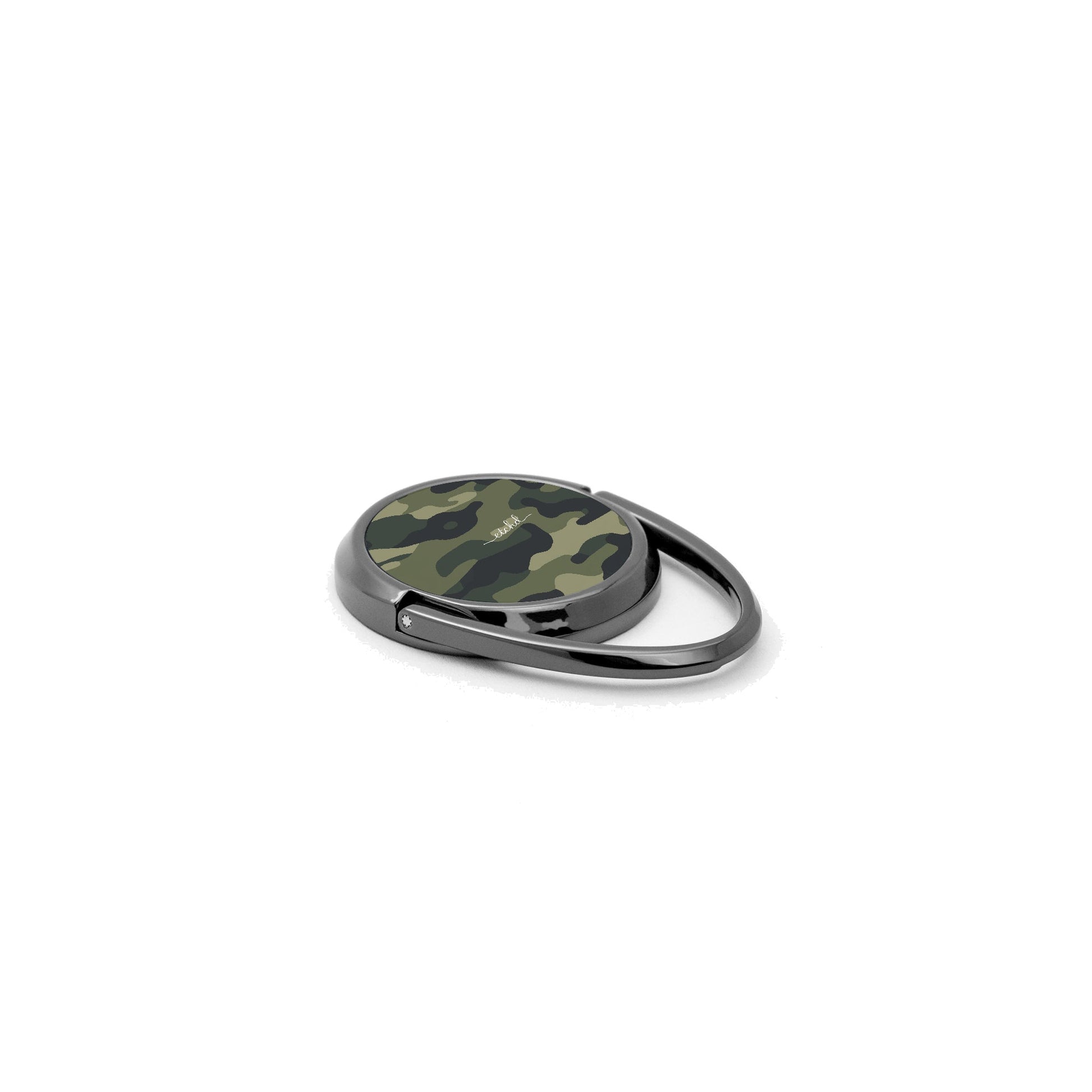 Green Camo Phone Ring Holder by etchd, view 2