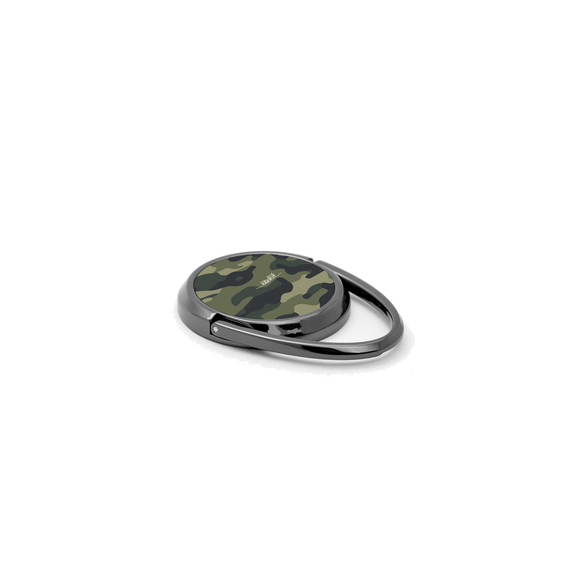 Green Camo Phone Ring Holder by etchd, view 2