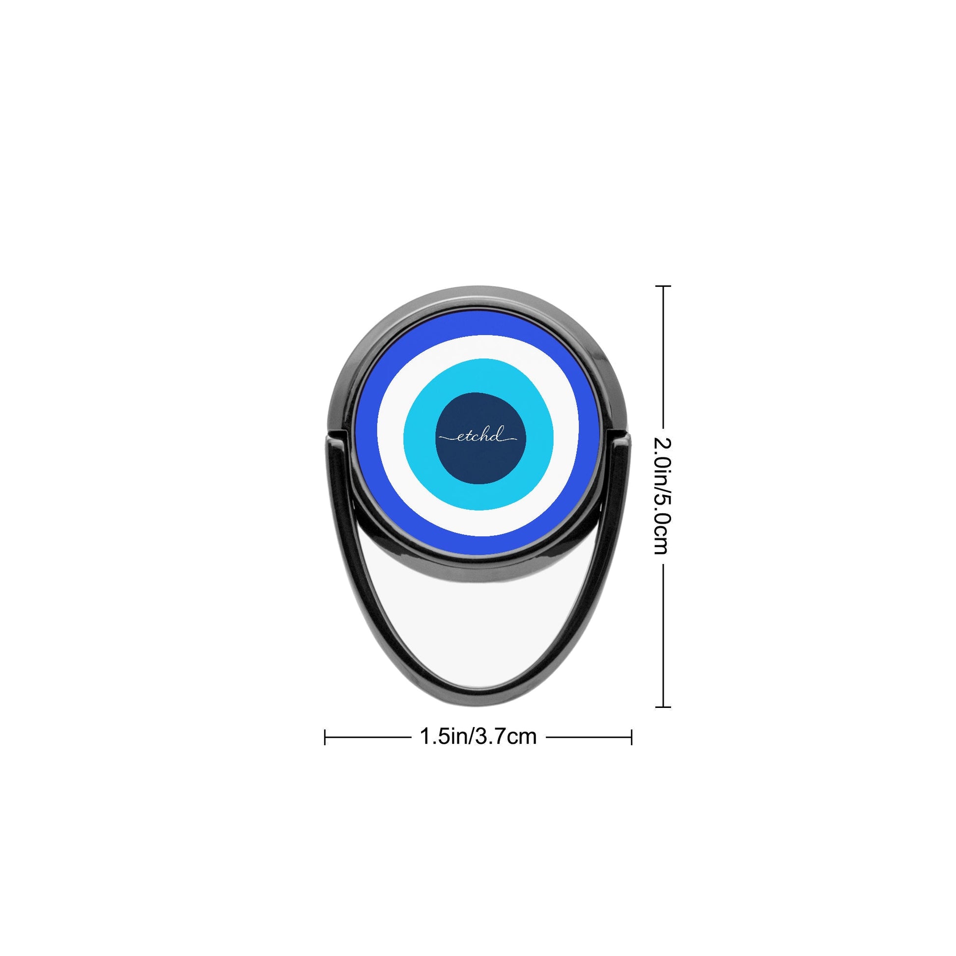 Abstract Evil Eye Phone Ring Holder by etchd, view 3