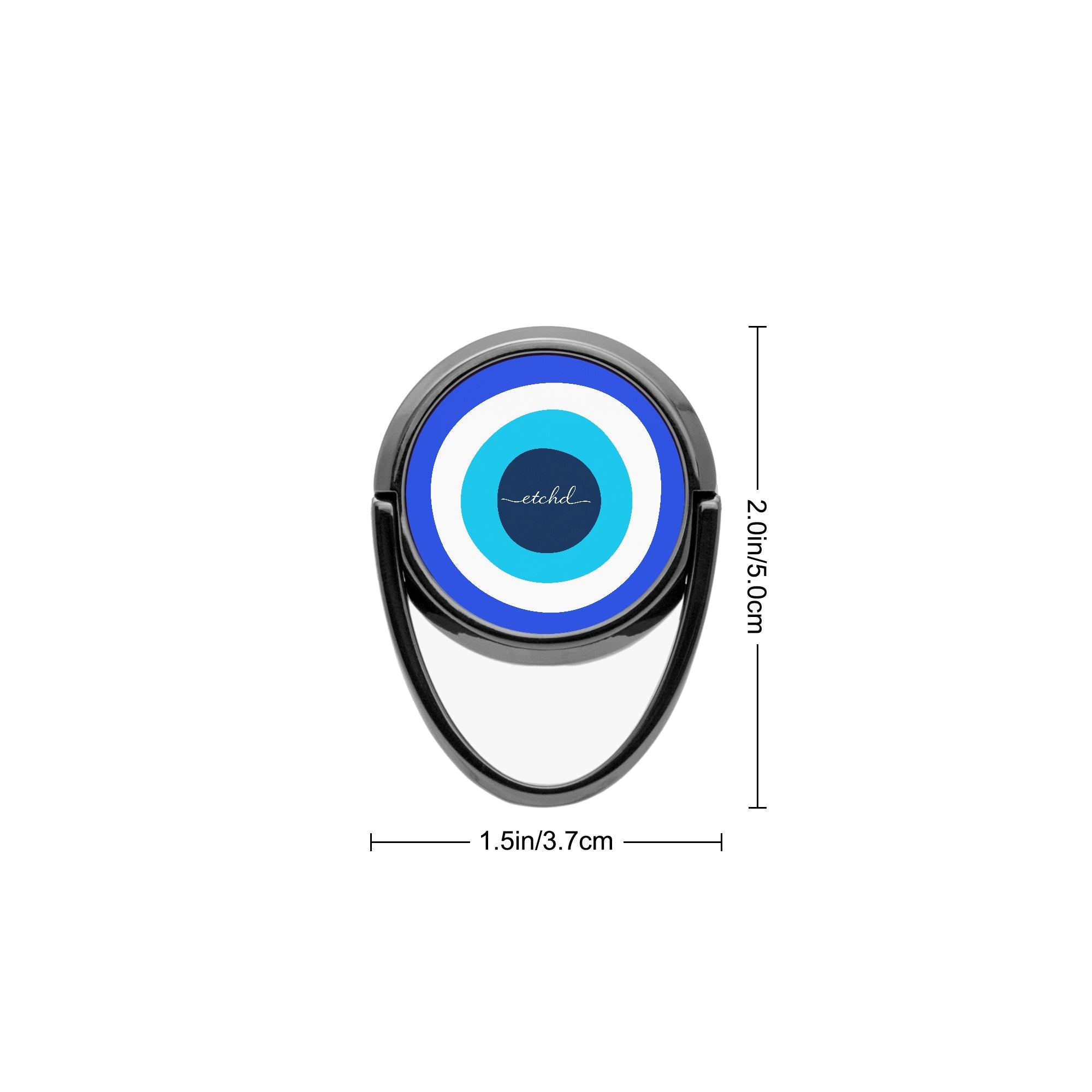 Abstract Evil Eye Phone Ring Holder by etchd, view 3