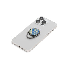Butter & Cobalt Gingham Phone Ring Holder by etchd, view 6