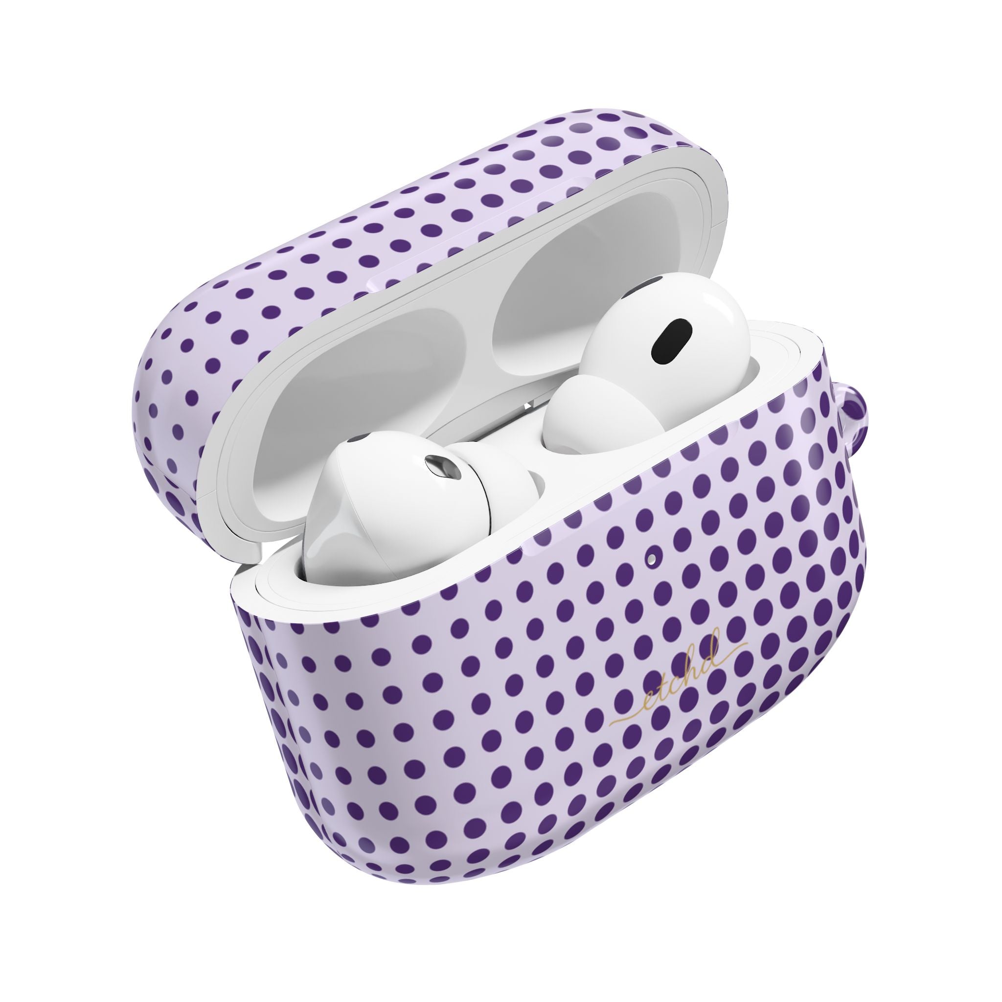 Grape Halftone AirPod Case by etchd, view 9