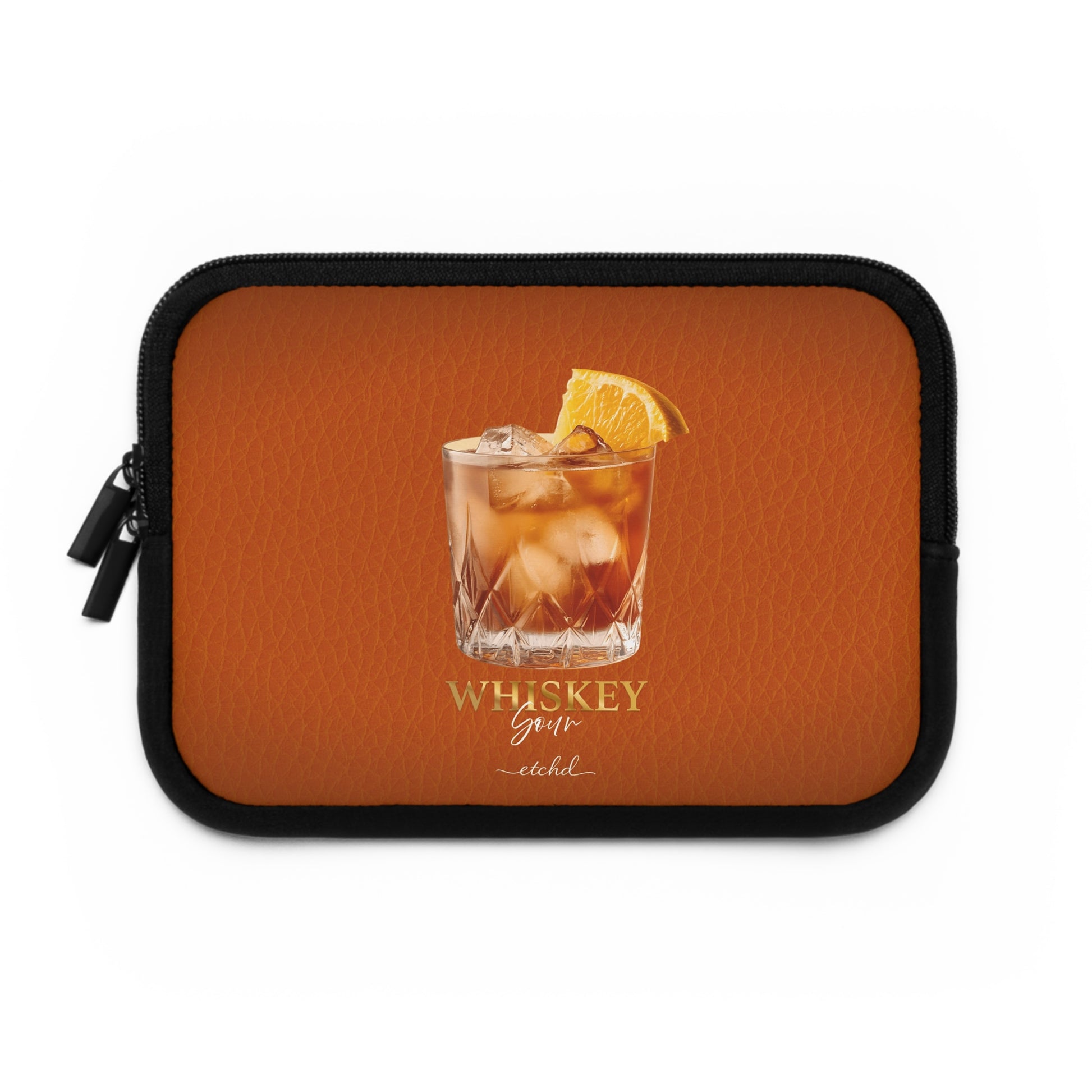 Whiskey Sour Laptop Sleeve by etchd, view 2