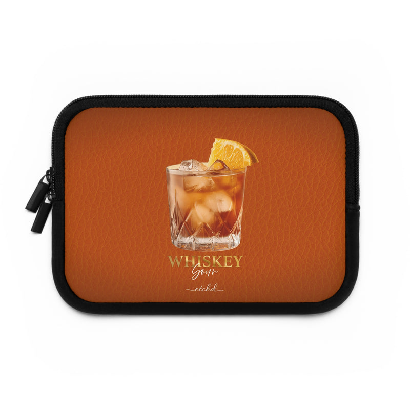 Whiskey Sour Laptop Sleeve by etchd, view 2
