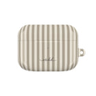 Neutral Striped Funda para AirPods