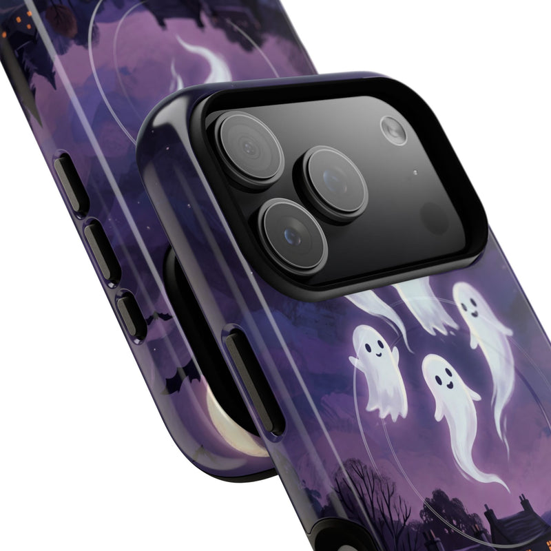 Ghost Parade Magnetic Phone Case by etchd, view 99