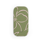 Green & Pink Floral Click-On Phone Grip