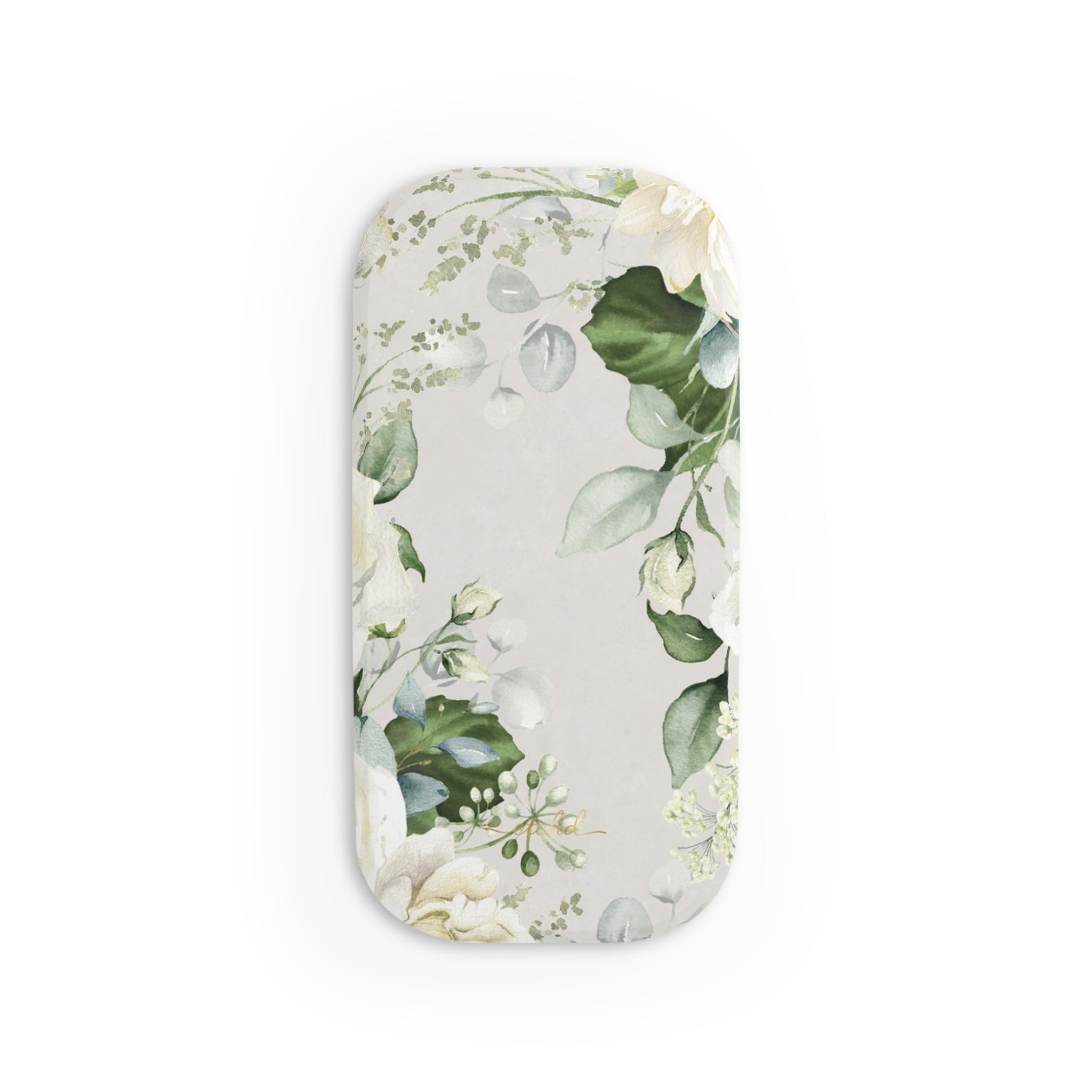 White Roses Click-On Phone Grip by etchd, view 2