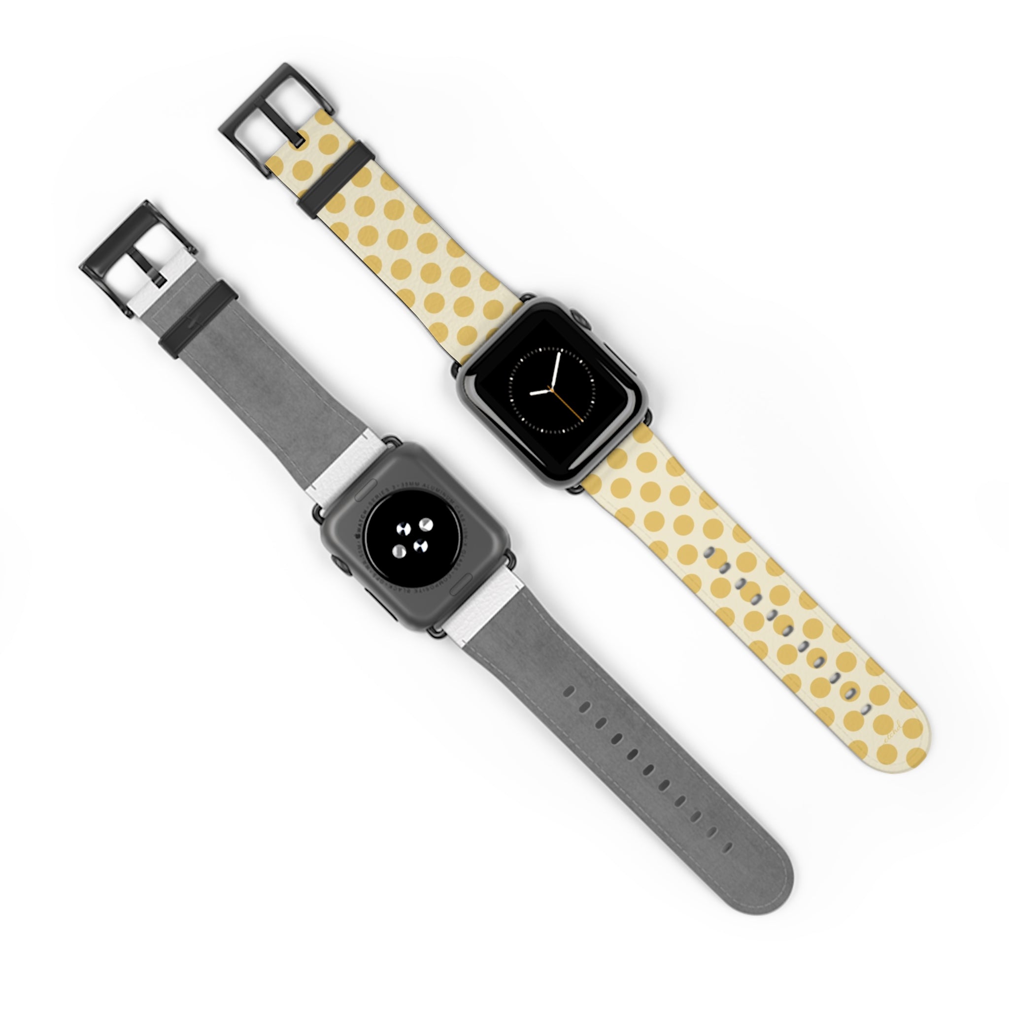 Butter & Cream Polka Dot Smartwatch Strap by etchd, view 10