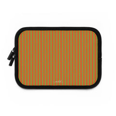 Persimmon And Wasabi Laptop Sleeve by etchd, view 2
