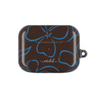 Espresso & Cerulean Floral Custodia per AirPods