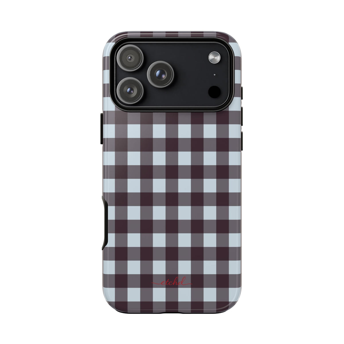 Blue & Plum Gingham Phone Case by etchd, view 59