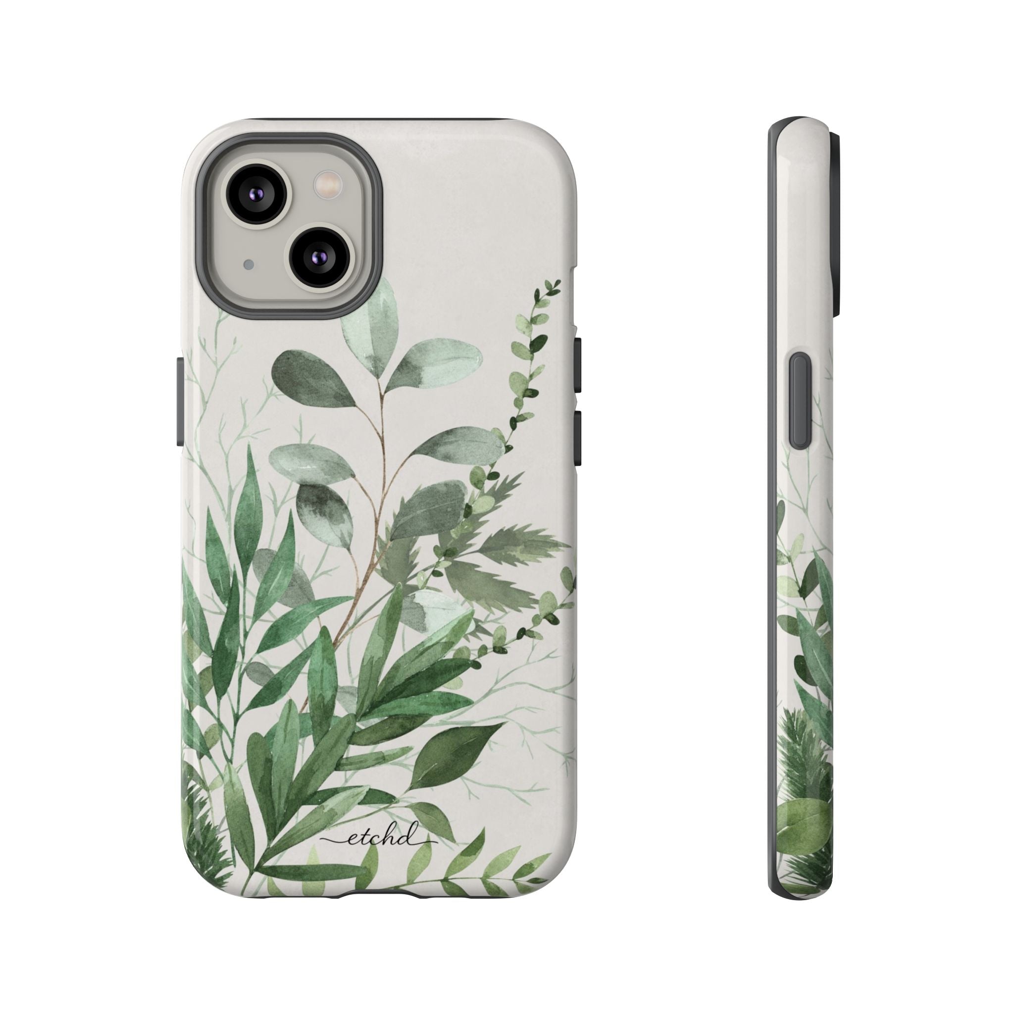 Botanical Leaf Phone Case by etchd, view 2
