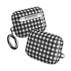 Black & White Gingham AirPod Case by etchd, view 10
