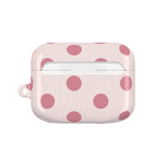 Blush & Cream Polka Dot AirPod Case by etchd, view 7