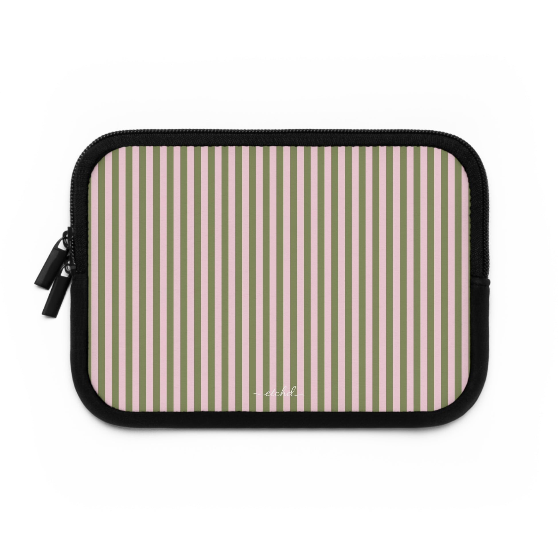 Green And Pink Laptop Sleeve by etchd, view 2