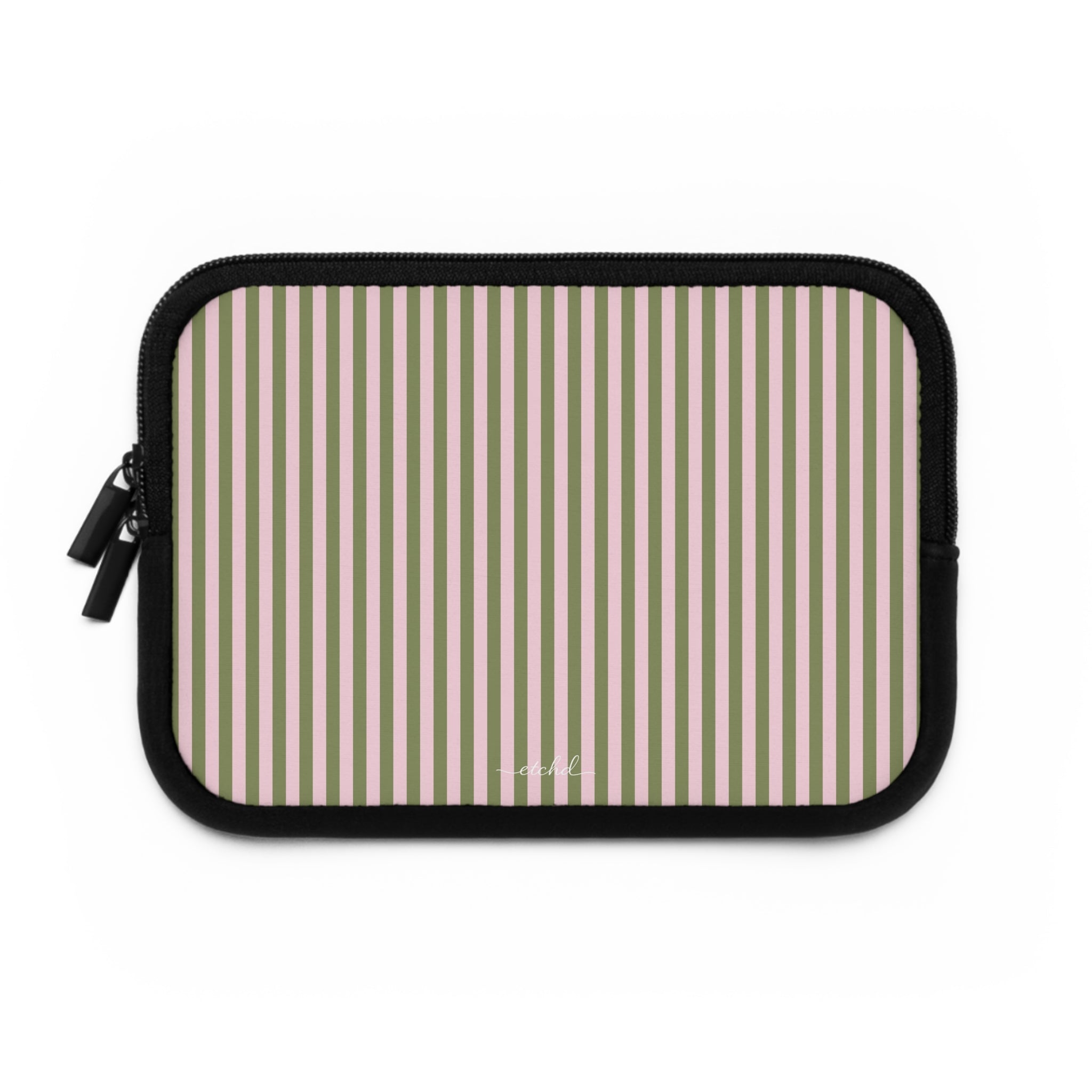 Green And Pink Laptop Sleeve by etchd, view 2