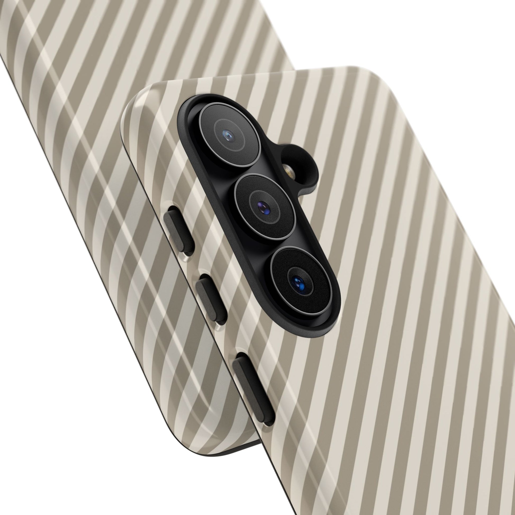 Neutral Striped Diagonal Phone Case by etchd, view 209