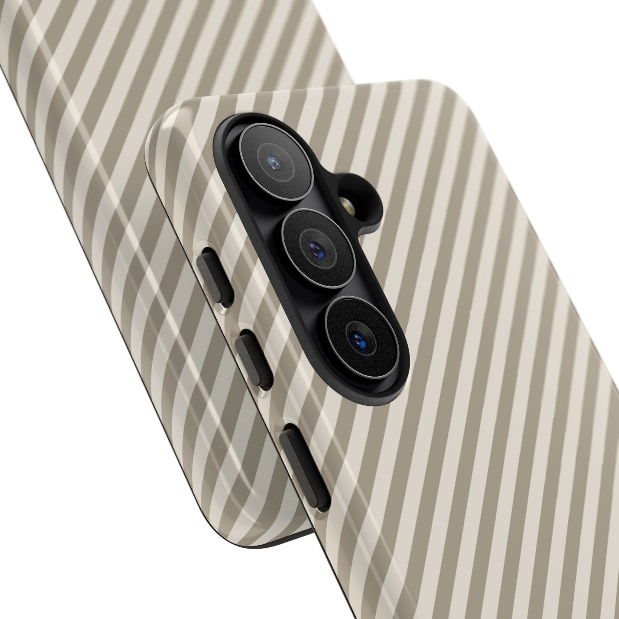 Neutral Striped Diagonal Phone Case by etchd, view 209