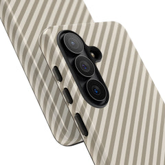 Neutral Striped Diagonal Phone Case by etchd, view 209