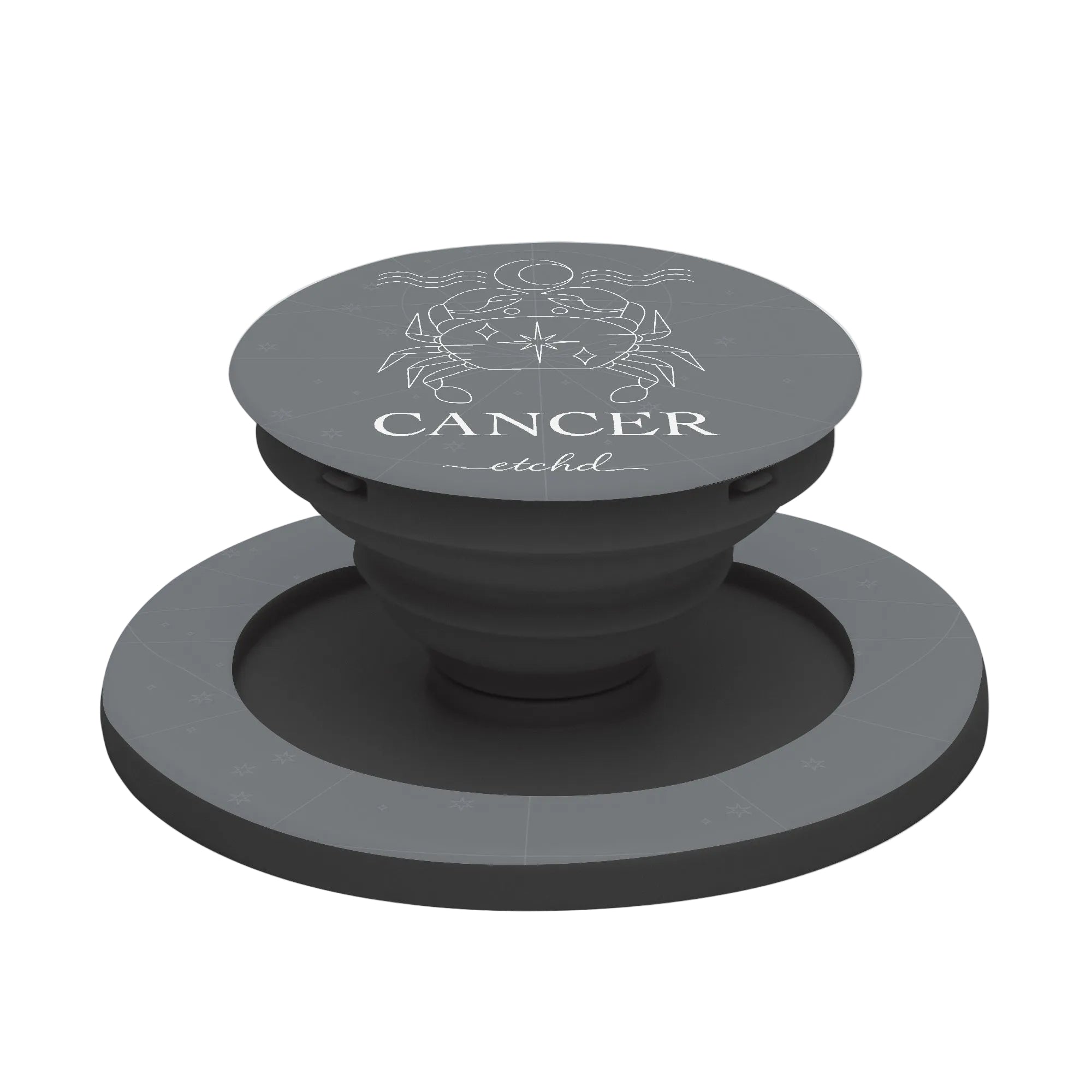 Cancer Phone Grip And Stand by etchd, view 6