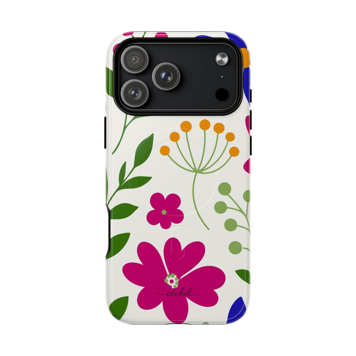 Funky Floral Magnetic Phone Case by etchd, view 31