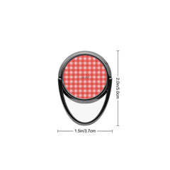 Blush & Poppy Gingham Anello supporto per telefono di etchd, vista 3
