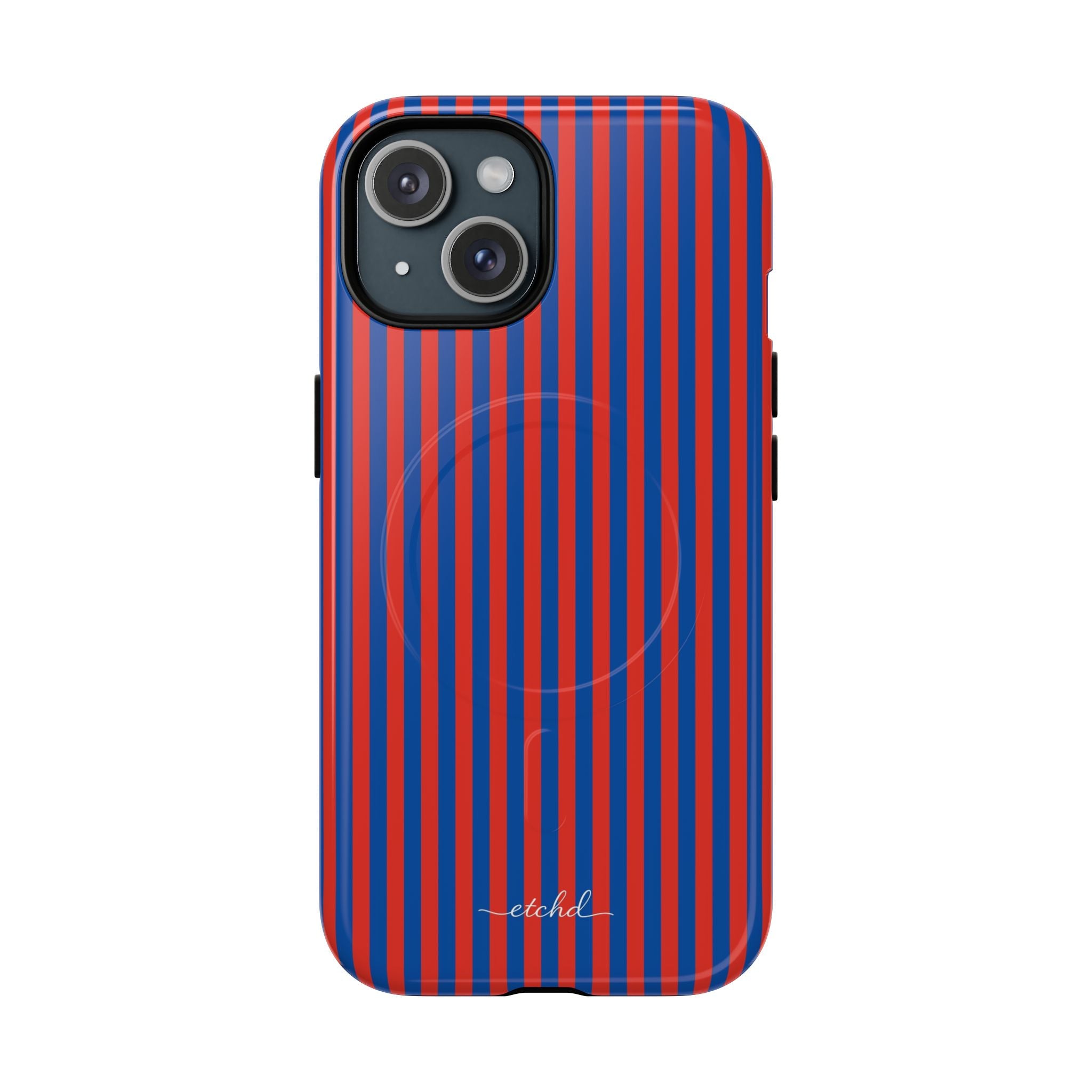 Cobalt And Poppy Magnetic Phone Case by etchd, view 2