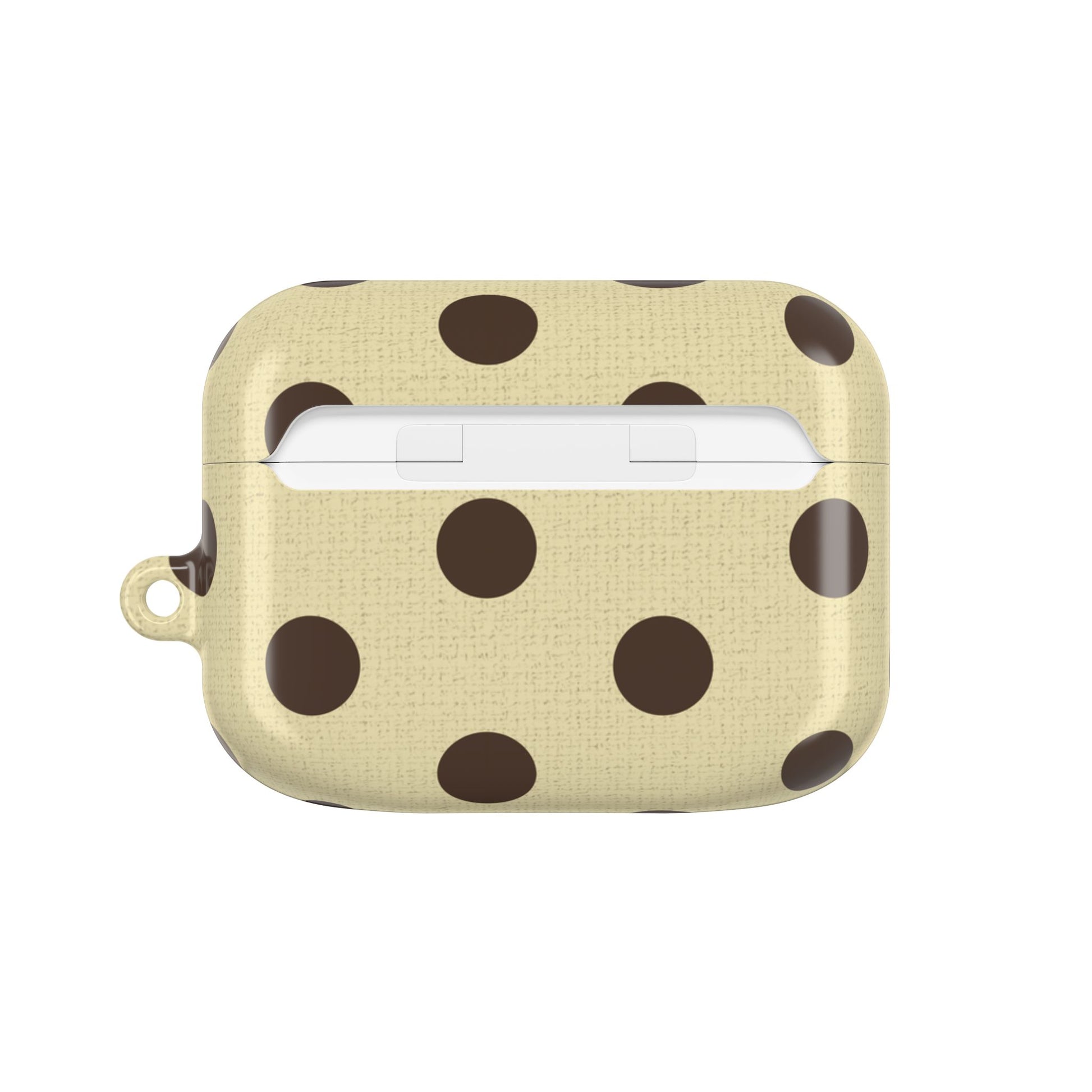 Butter & Brown Polka Dot AirPod Case by etchd, view 7
