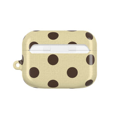 Butter & Brown Polka Dot AirPod Case by etchd, view 7