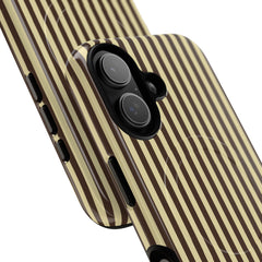 Butter Yellow And Brown Magnetic Phone Case by etchd, view 87