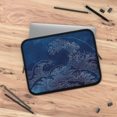 Ocean Wave Laptop Sleeve by etchd, view 5