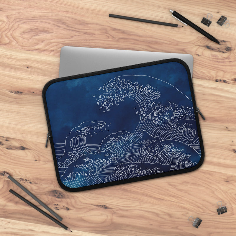 Ocean Wave Laptop Sleeve-zoom-
