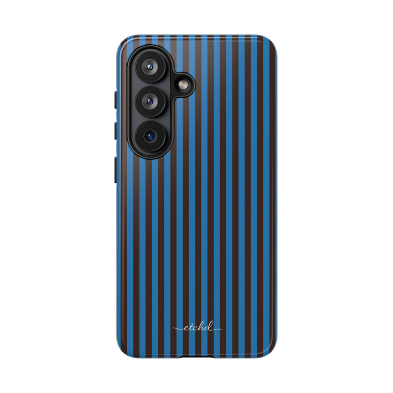 Espresso And Cerulean Phone Case by etchd, view 61