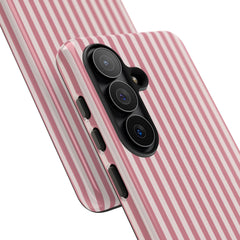 Blush & Cream Striped Phone Case by etchd, view 209