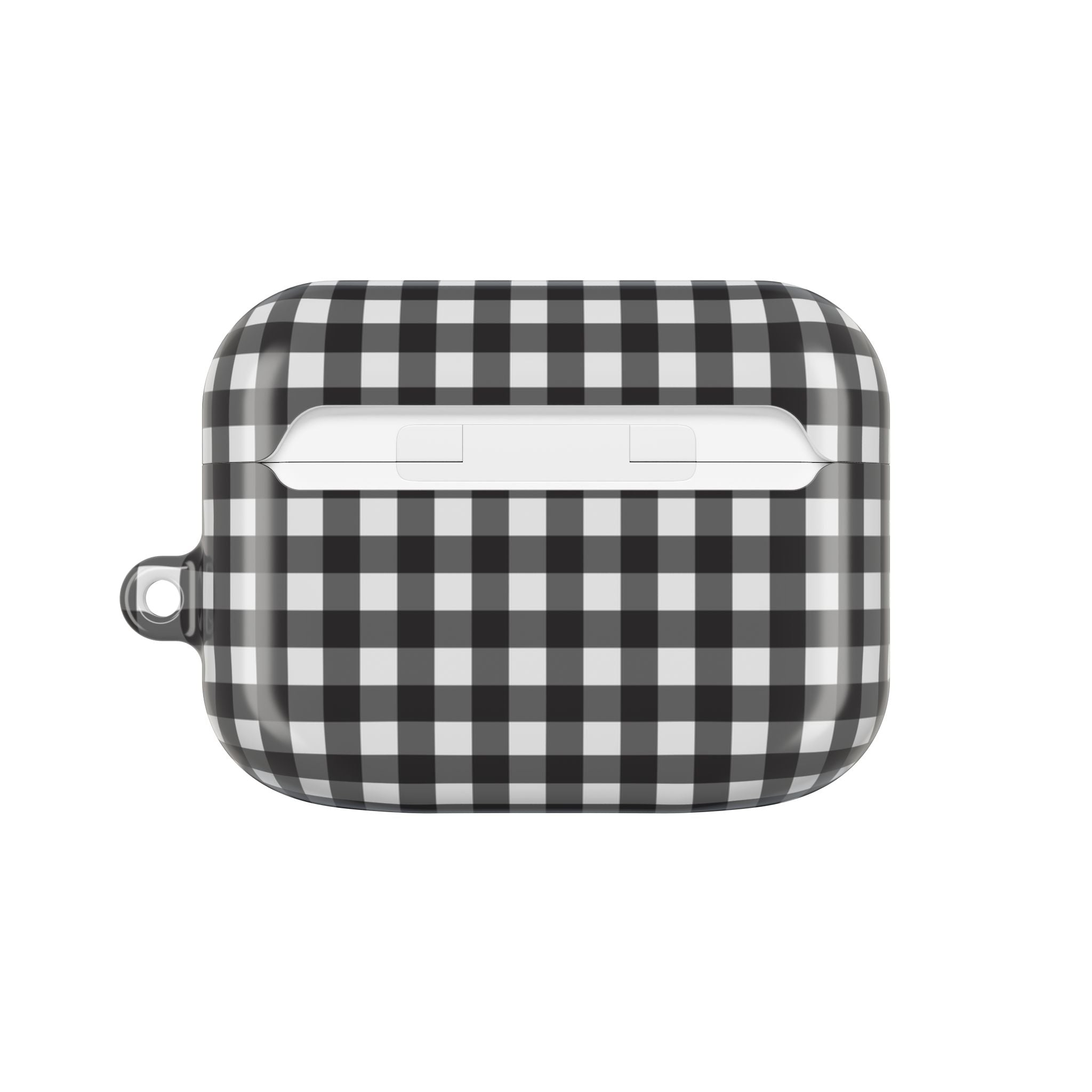 Black & White Gingham AirPod Case by etchd, view 7