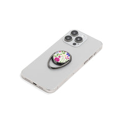 Funky Floral Phone Ring Holder by etchd, view 6