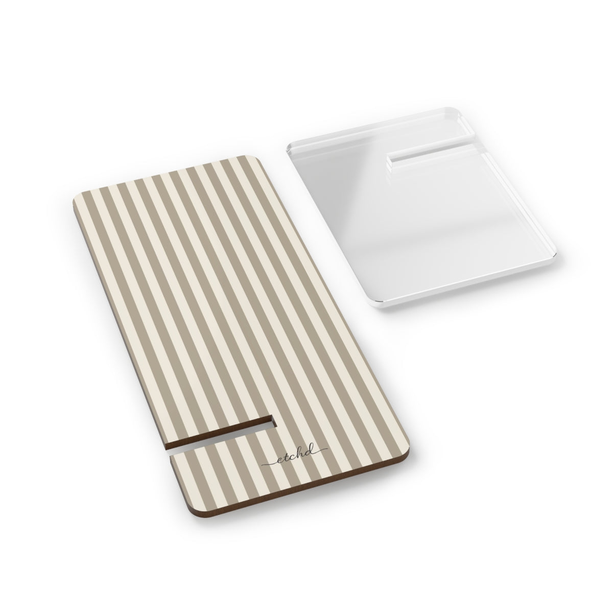 Neutral Striped Soporte para móvil de etchd, vista 2