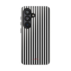 Black & White Striped Phone Case by etchd, view 61