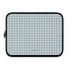 Cornflower & White Gingham Custodia per laptop