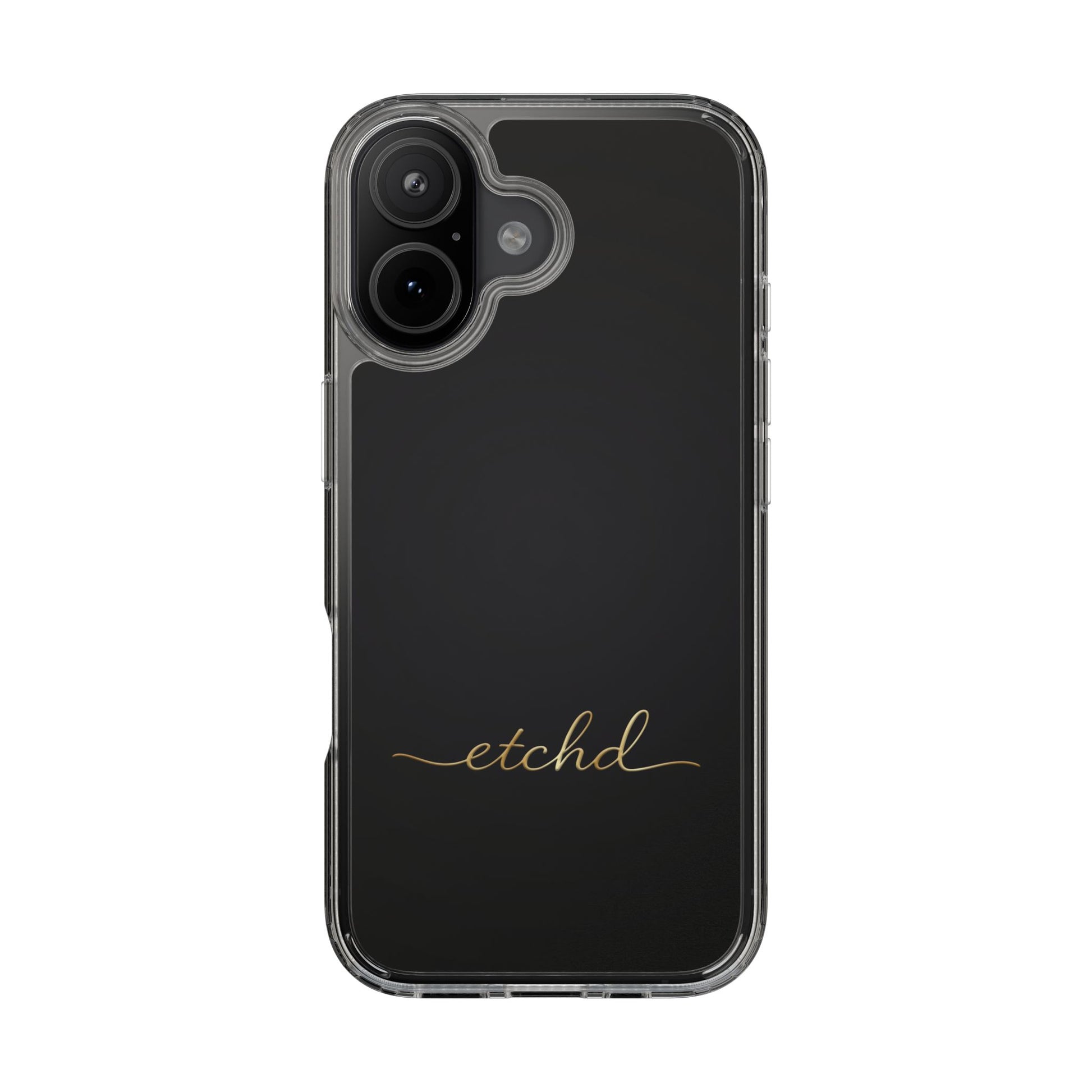 Etchd Signature Black Clear Phone Case by etchd, view 24