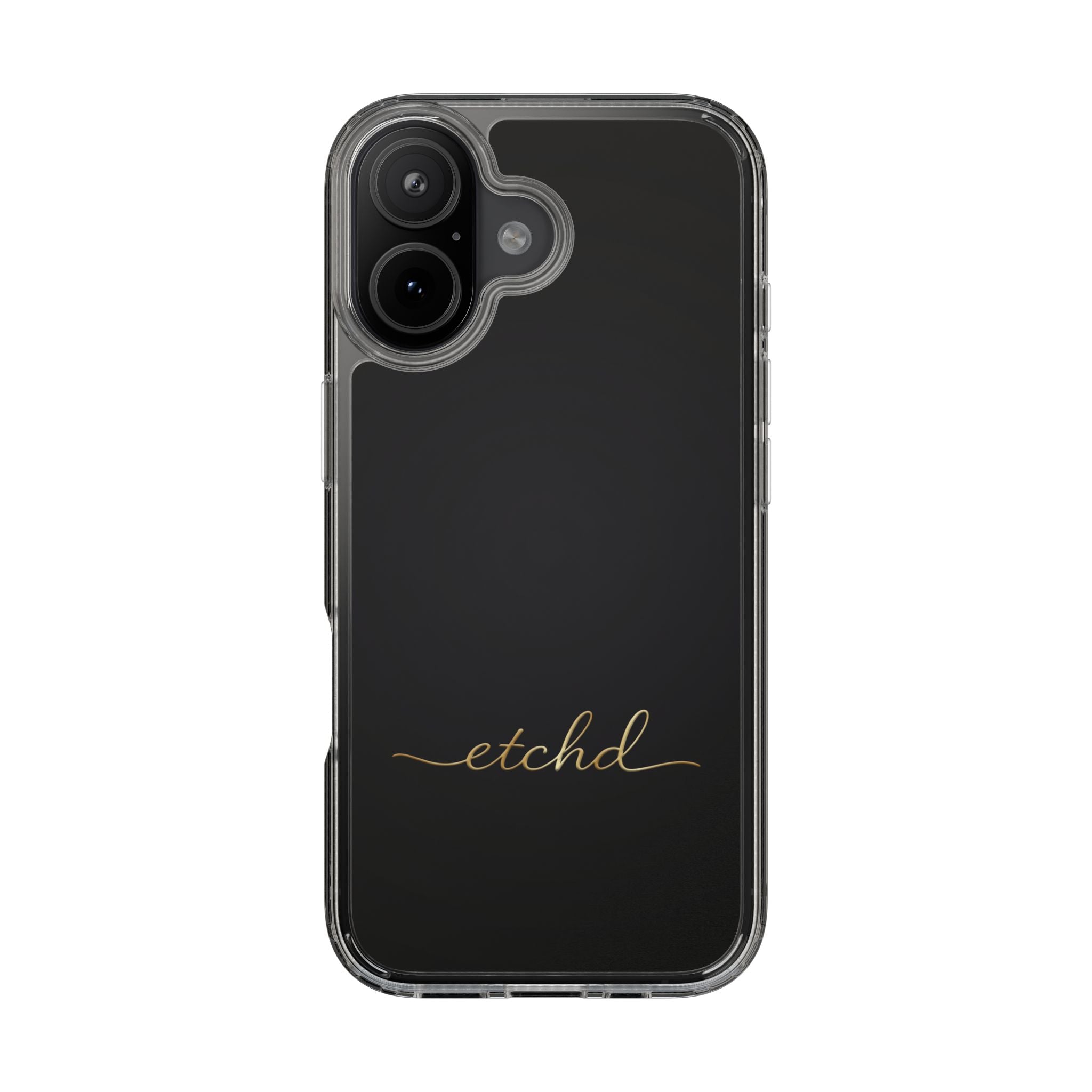 Etchd Signature Black Clear Phone Case by etchd, view 24