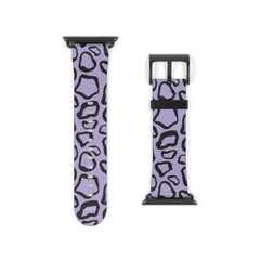 Abstract Print Lavender Smartwatch Strap by etchd, view 9