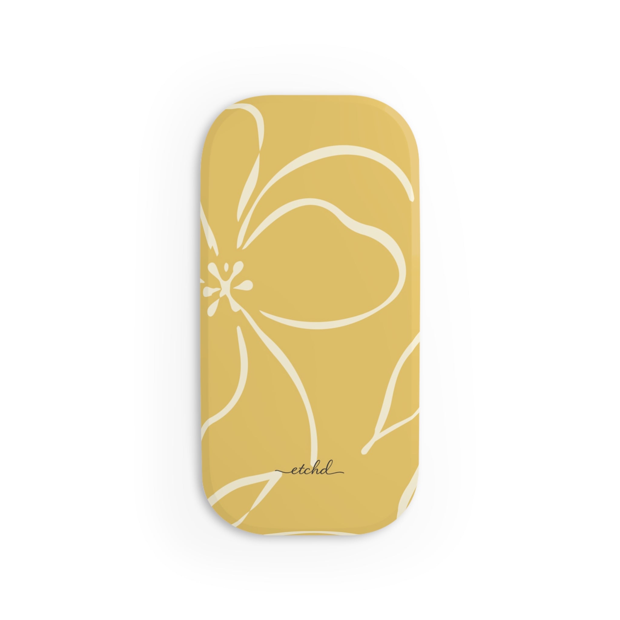 Butter & Cream Floral Agarre clipsable para móvil de etchd, vista 2